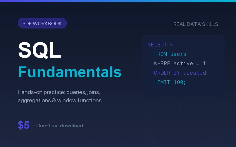 SQL Fundamentals Workbook